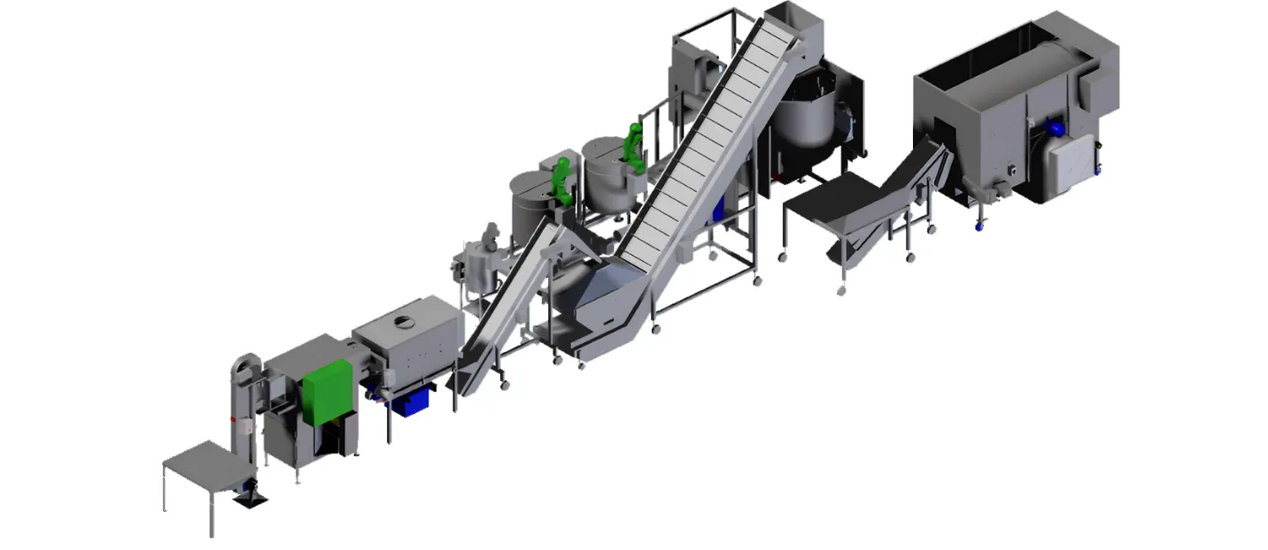 Popcorn Processing Line - food processing machinery by Foodax Engineering Works